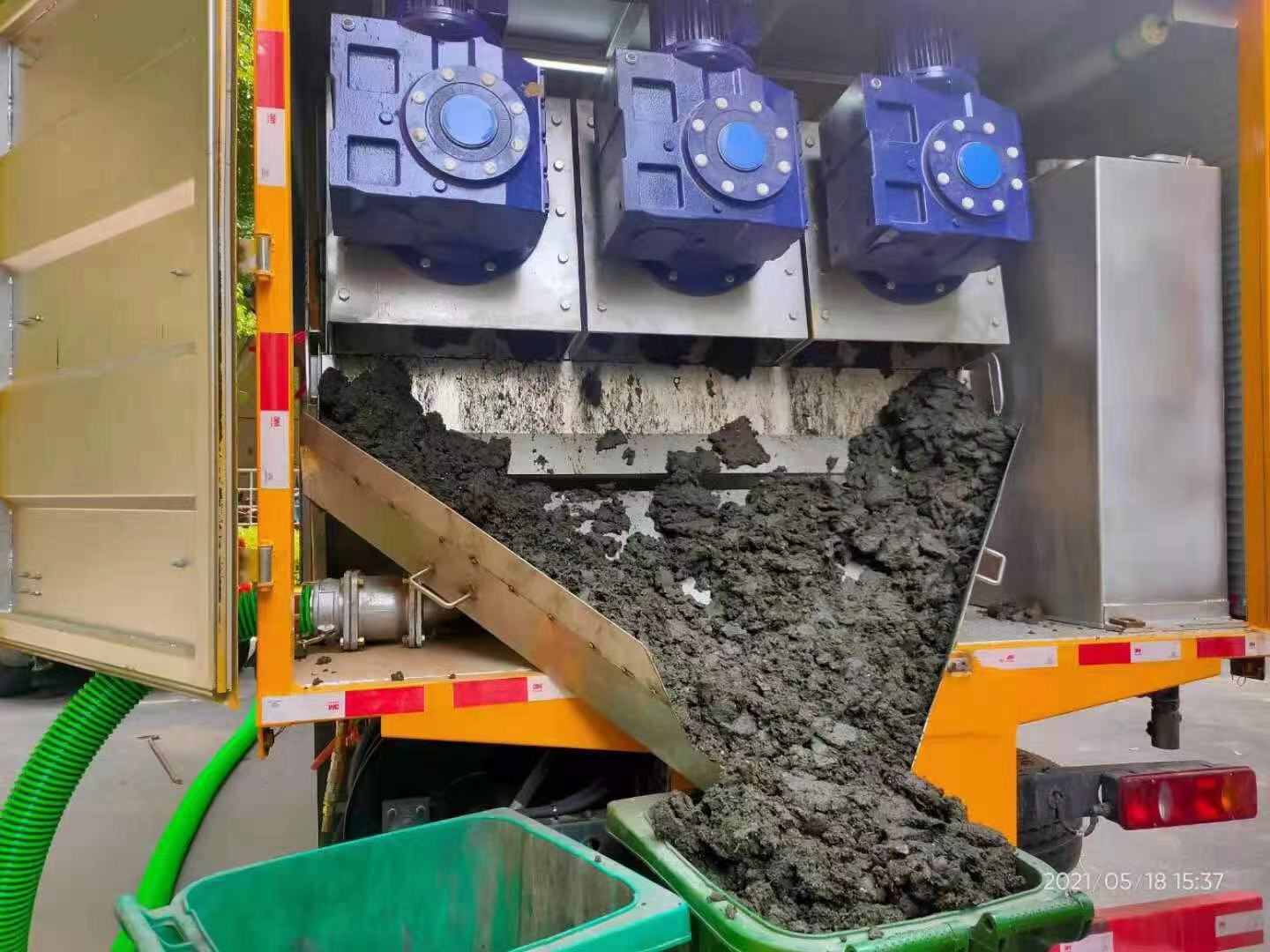 汤旺河化粪池清掏城市维护站-泥浆净化干湿分离处理